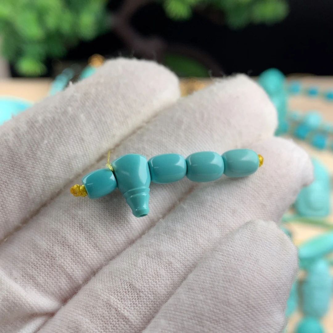 绿松石三通套装卡6.8未镶嵌