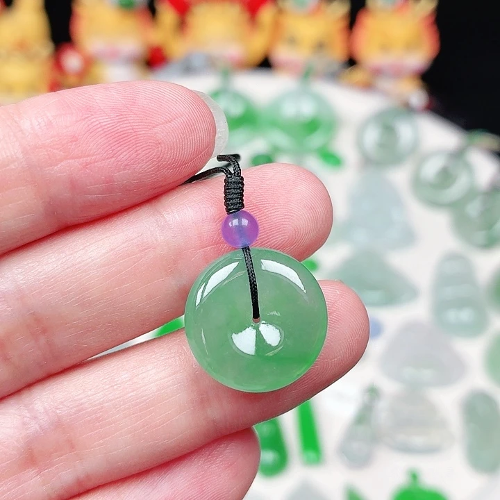 颈饰未镶嵌翡翠缅甸天然A货翡翠