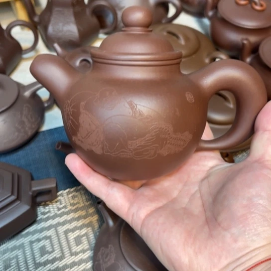 风***淡茶壶紫砂宜兴紫砂壶