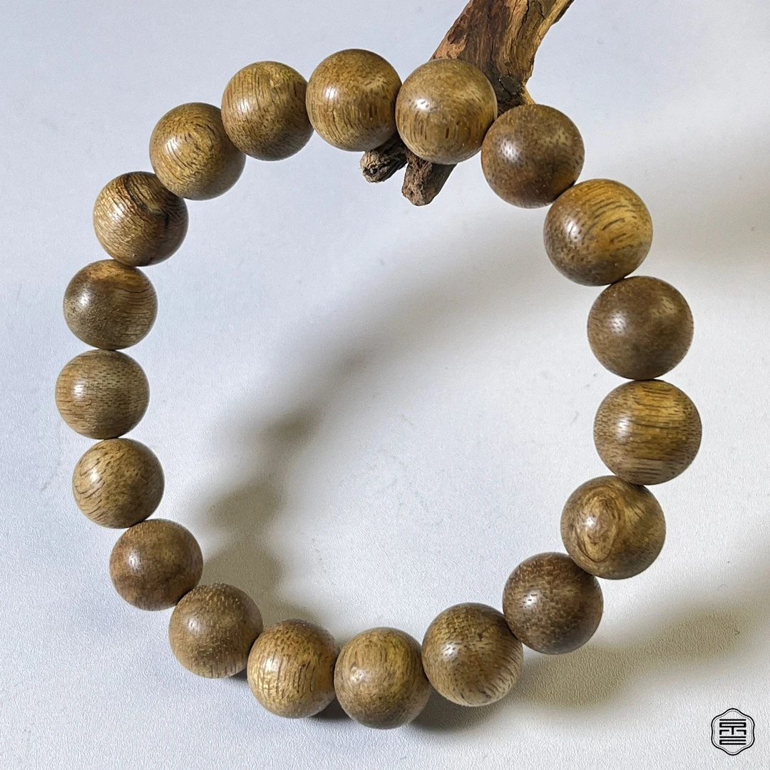 沉香柬埔寨极品沉香手串11mm单圈手串