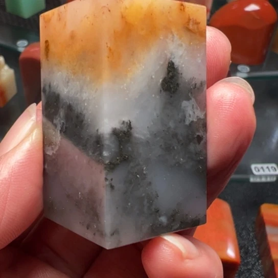 老挝石高山石印章