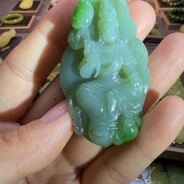 和田玉（碧玉）未镶嵌颈饰