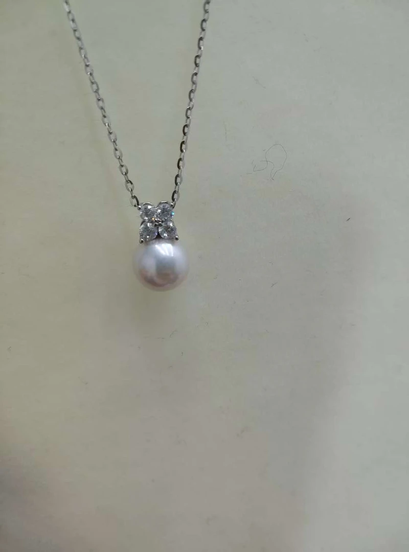 DD02淡水珍珠吊坠8-9MM不含链经典简约百搭时尚