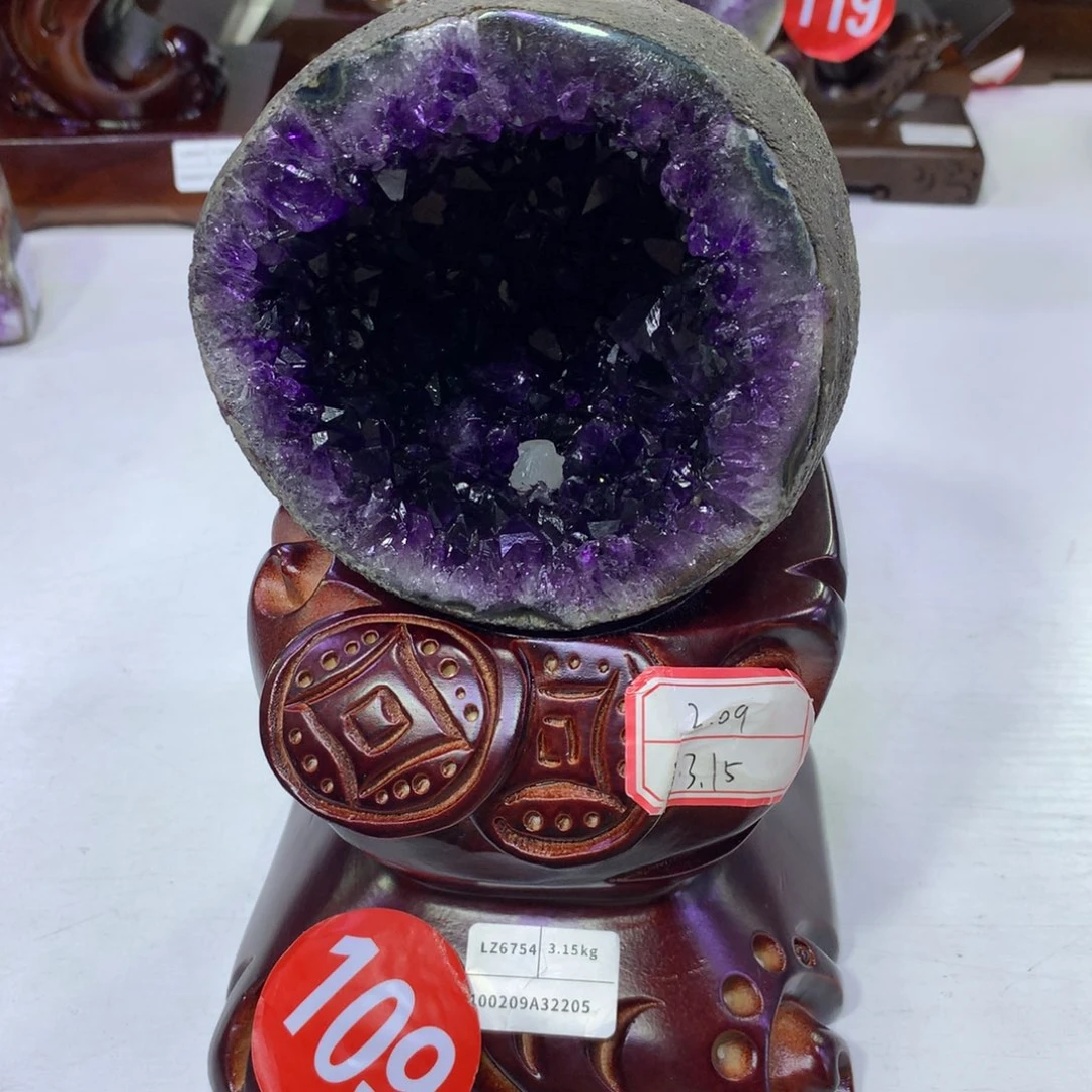 未镶嵌紫晶大型摆件（非配饰）晶