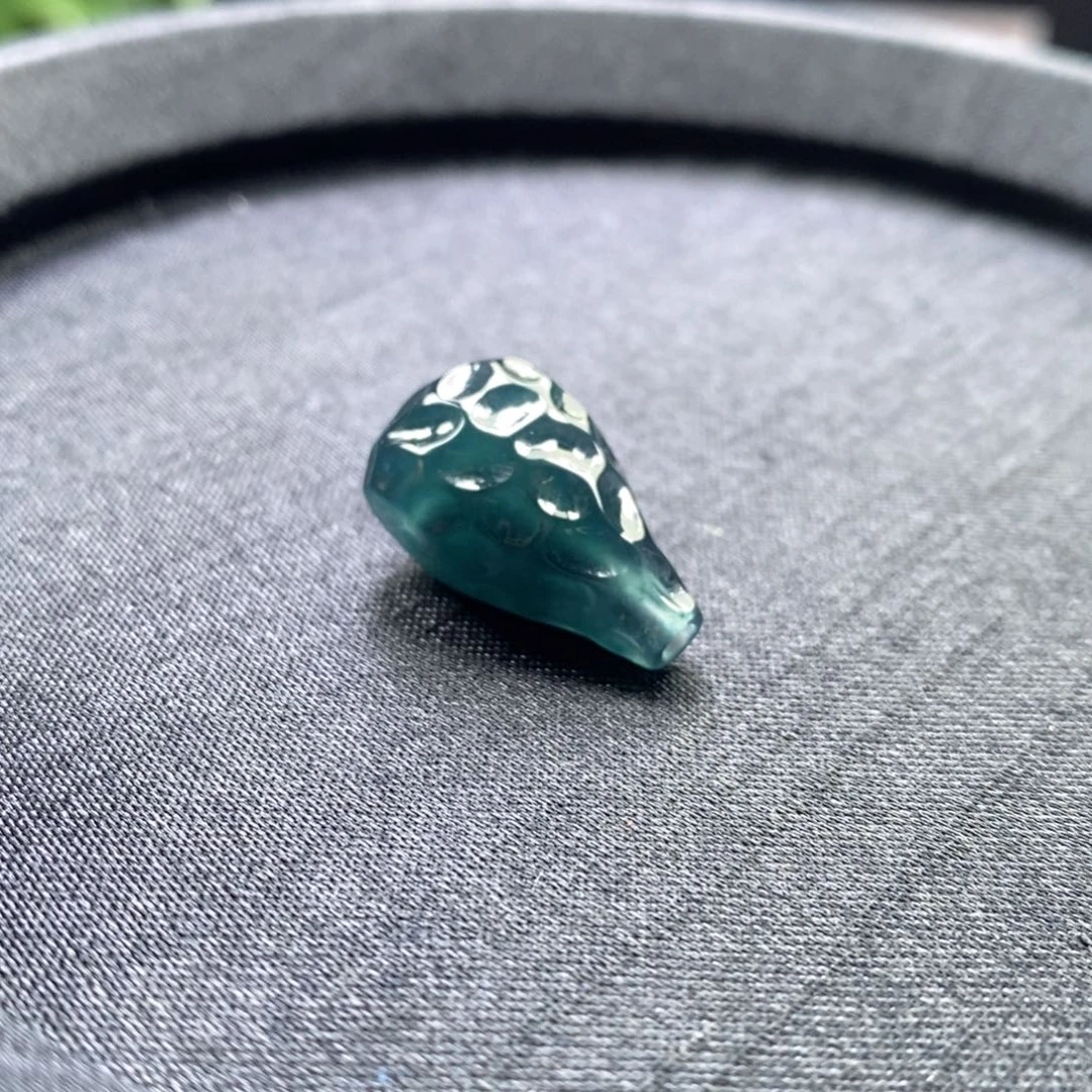 翡翠未镶嵌手链卡12无相三通