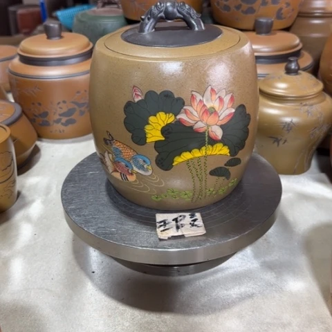 紫砂茶叶罐。。。。。。。。