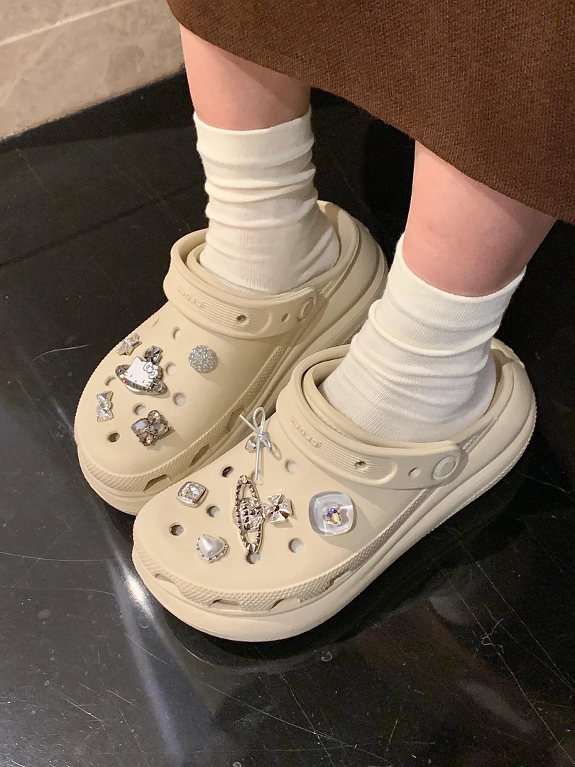 【品控升级 掉落就补】【黑洞甜心】洞洞鞋鞋花配饰（不含鞋）