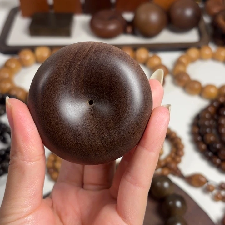 都***侠檀香木老山檀平安扣黑肉奶香奶甜