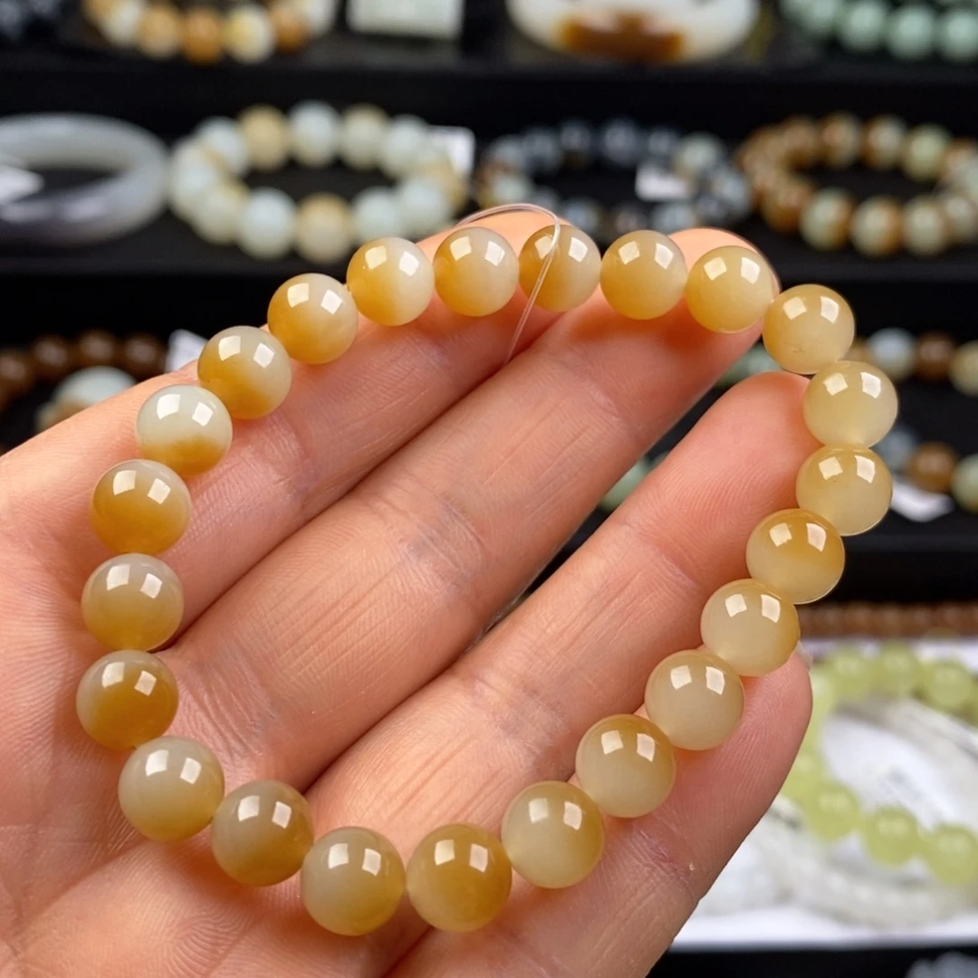 和田玉手串未镶嵌