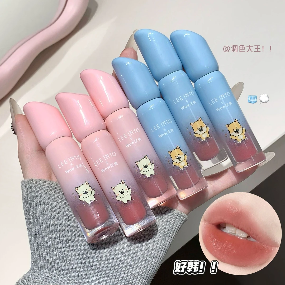 【学生专属】汪偶限定柔雾哑光唇釉雾面丝滑显色元气韩系少女口红