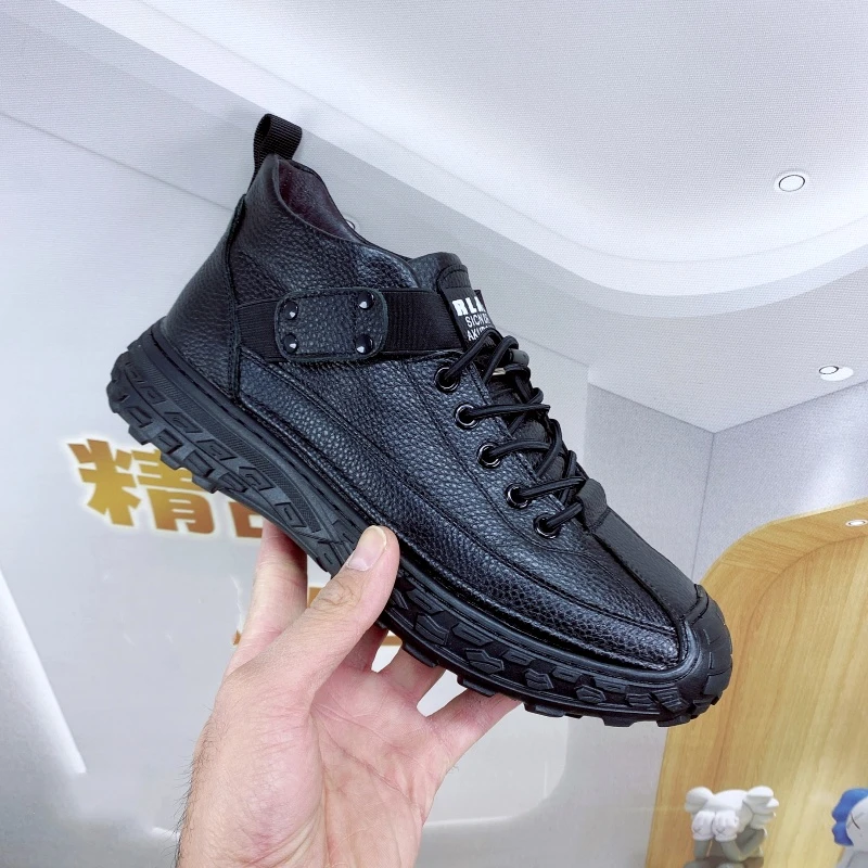 【断码】男士单休闲皮鞋百搭马丁靴2380