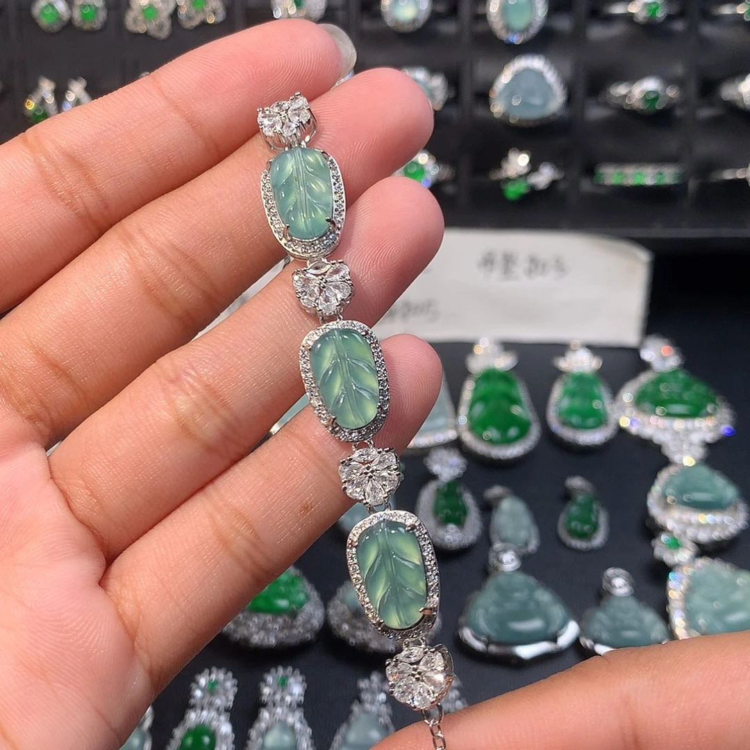 翡翠未镶嵌手链手链