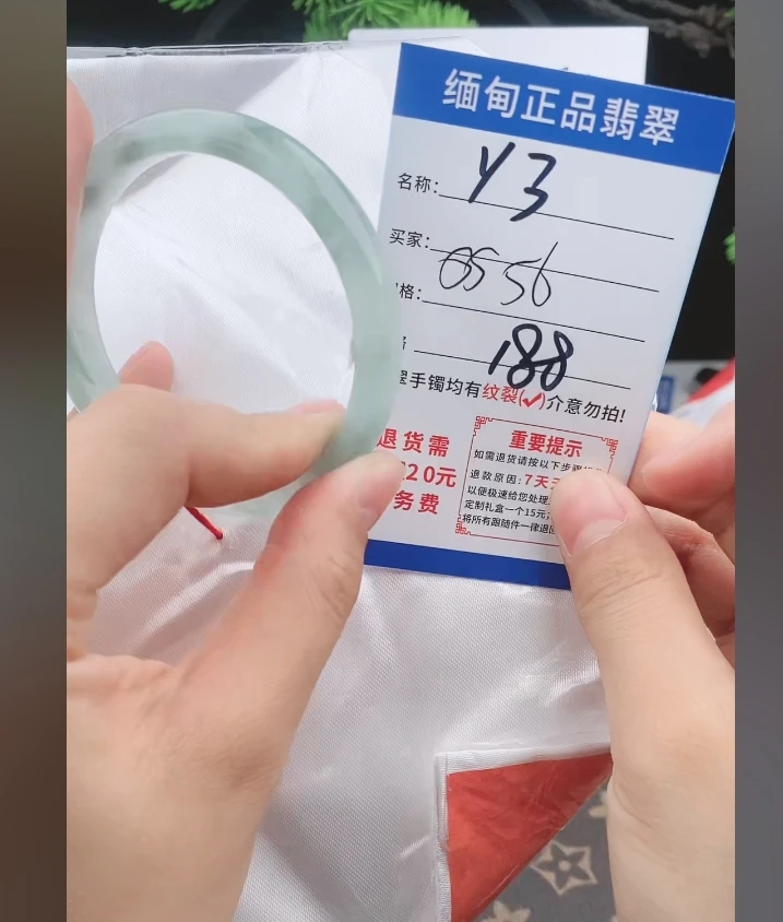 Y3【正品 缅甸翡翠】实物以直播间为准微色差