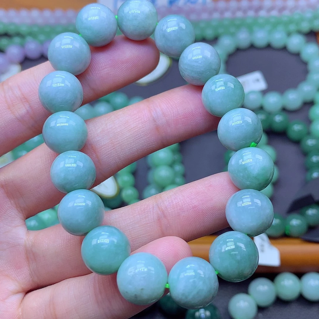 翡翠未镶嵌毛衣链