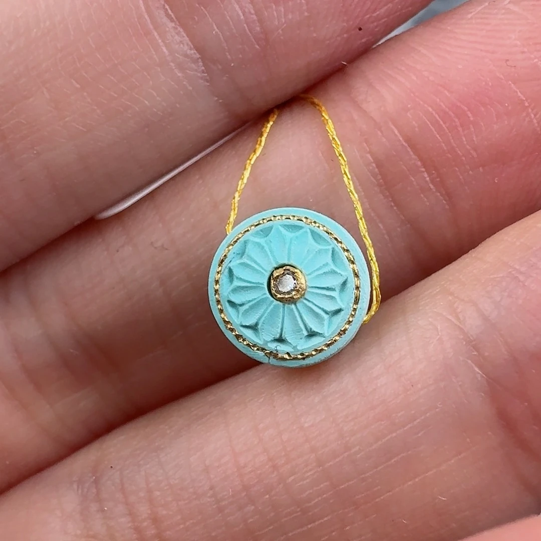 绿松石珠宝奇石未镶嵌