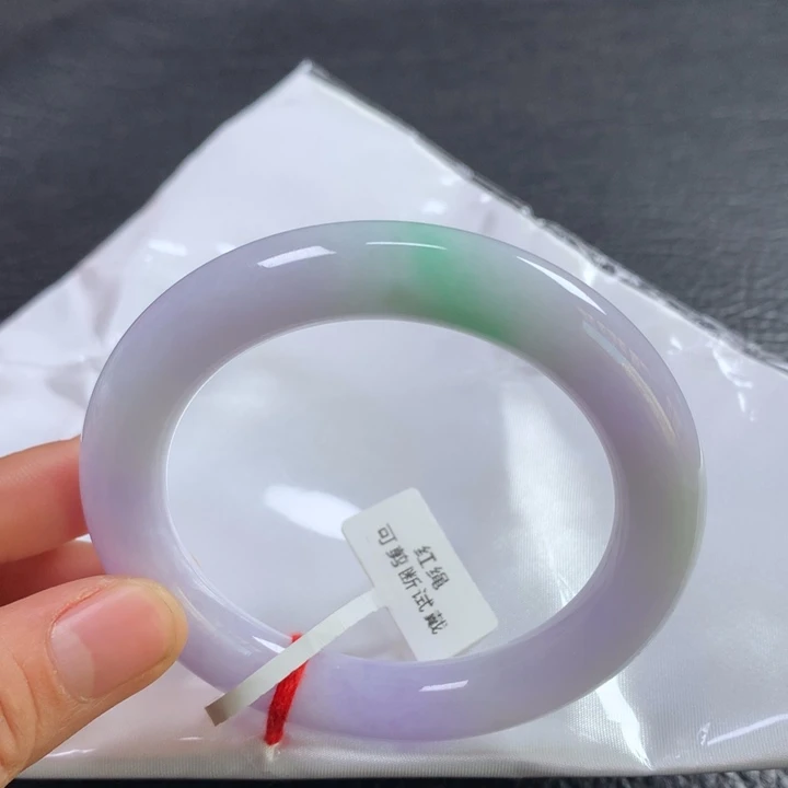翡翠未镶嵌手镯（圆镯）55➕