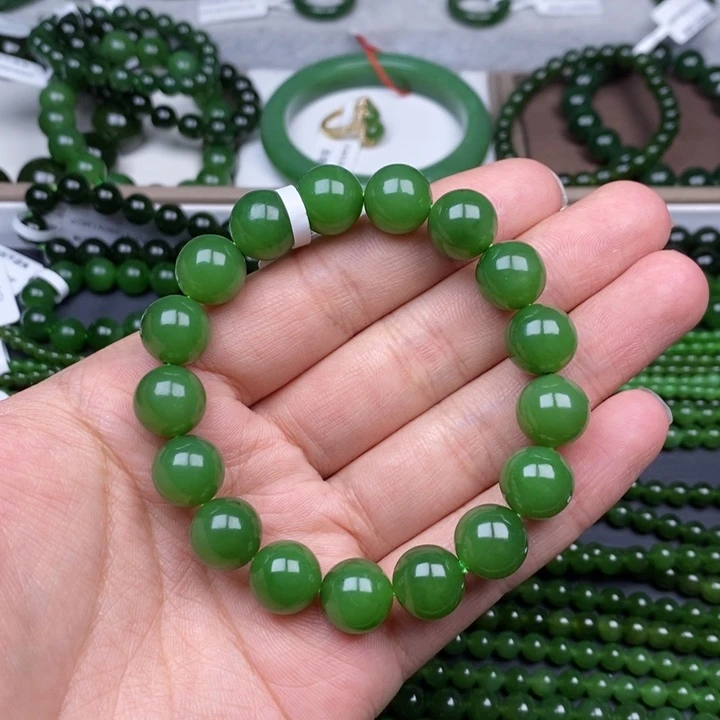 未镶嵌手串和田玉（碧玉）卡12