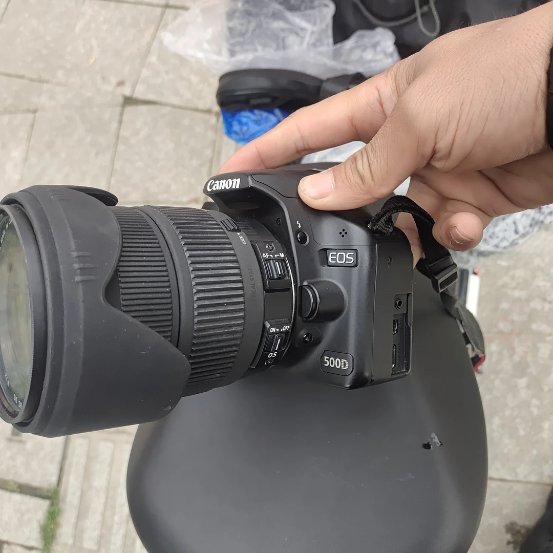 8新 Canon/佳能 佳能数码相机eos500d全好，有电池卡相机包充电器