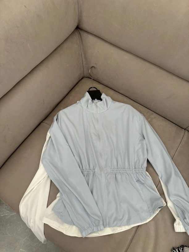 隐形式腰线科技设计款-抽绳防晒皮肤外套 夏季运动透气薄款宽松