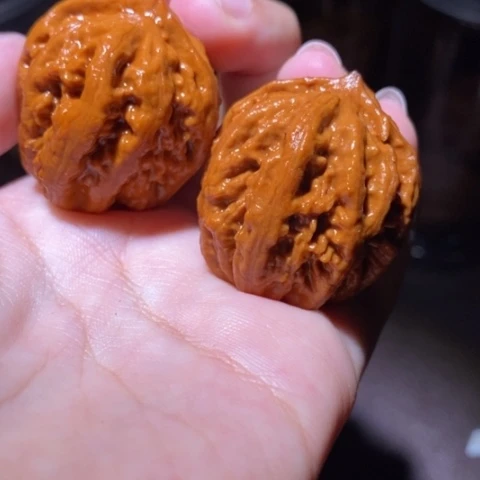 把件文玩核桃东北野生楸子小园 132