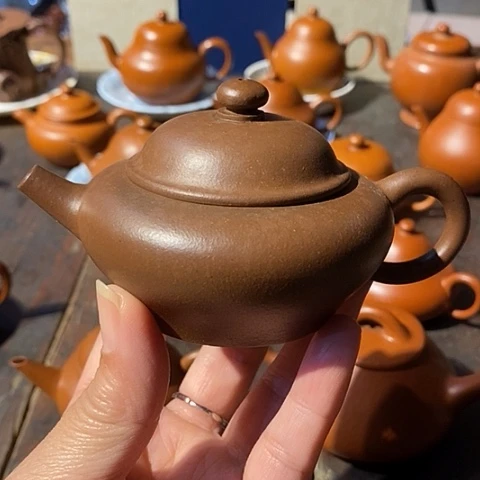 茶壶紫砂点**活紫砂壶干啥活