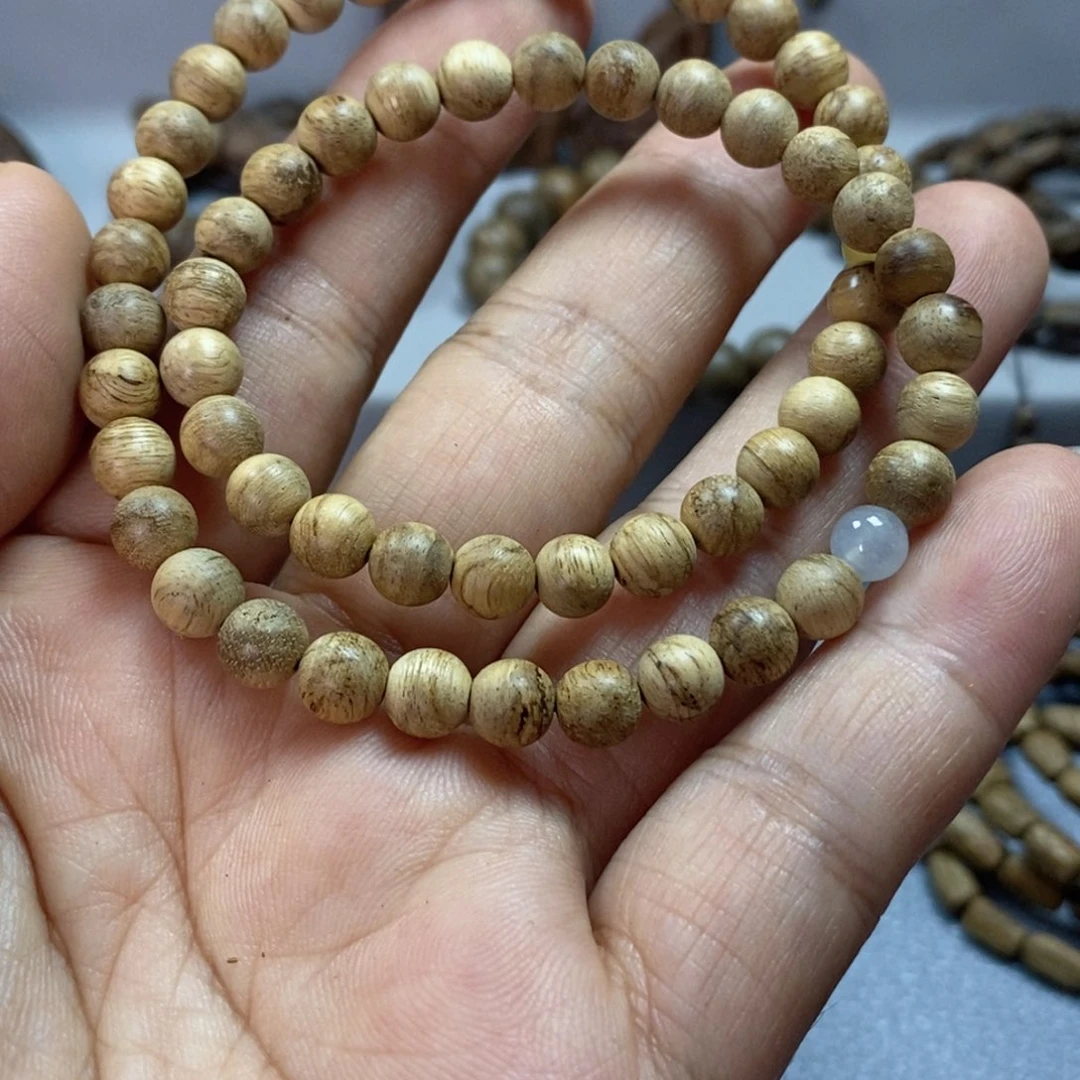 手串沉香马泥涝两圈