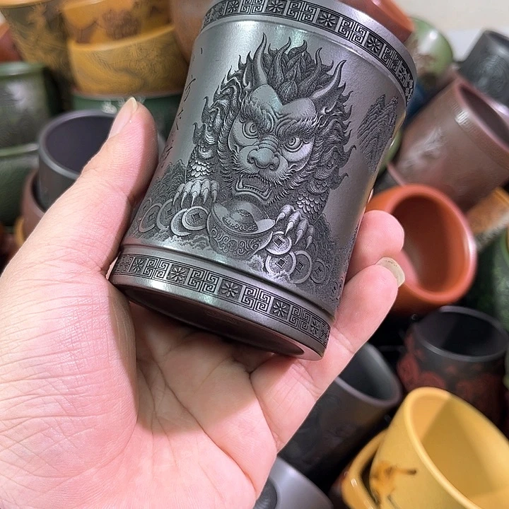 茶杯紫砂全手工紫砂主人杯
