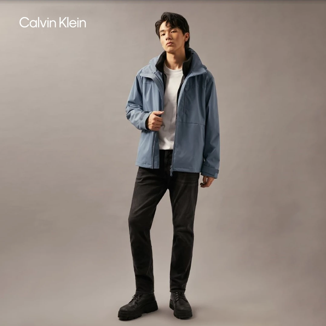 【户外防风防水】CKJeans三合一内胆登山冲锋夹克外套J400483-下架