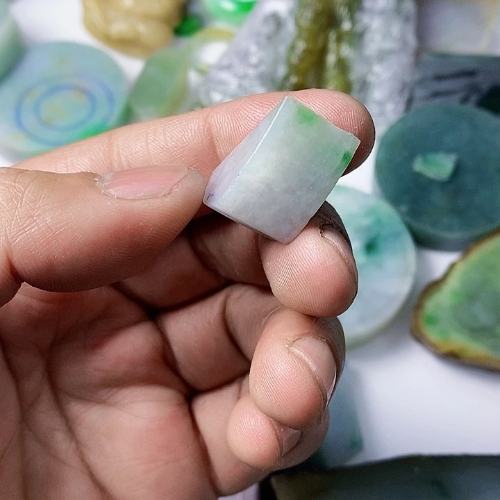 翡翠散珠天然翡翠A货