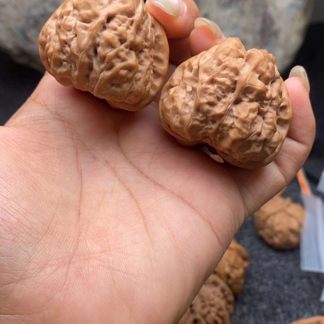 文玩核桃把件40蛤蟆头