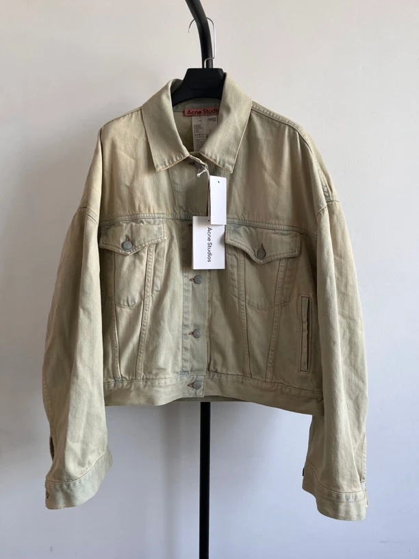 未使用 Acne studio 宽松牛仔截短外套  全新 38码