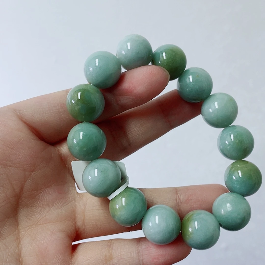 未镶嵌定制翡翠珠串