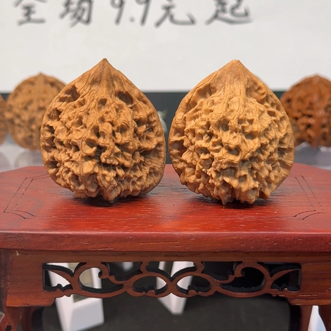 文玩核桃把件30号官帽边42高40肚39全品无药无修原生态