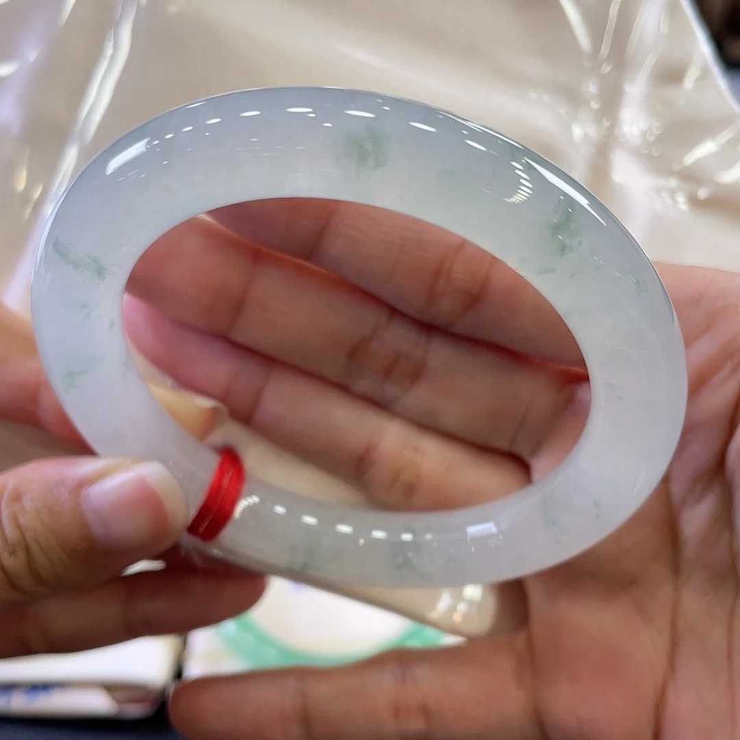 未镶嵌手镯翡翠53号圆条