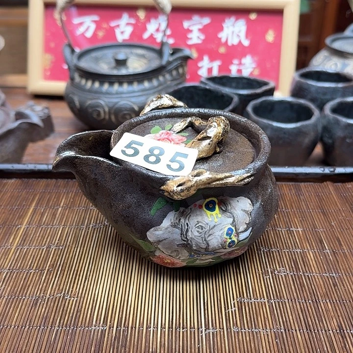 纯手工制作粗陶茶具