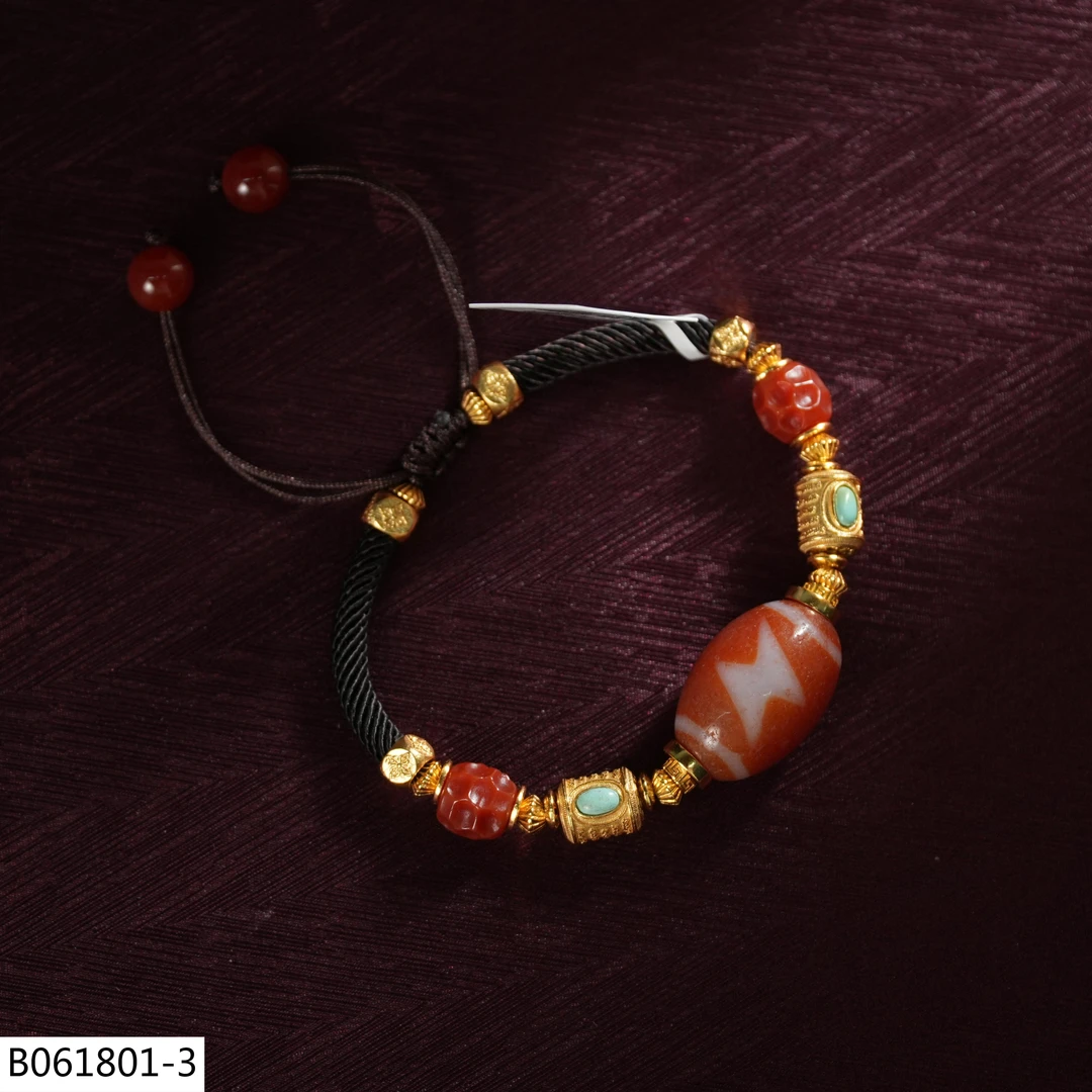 【老掌柜】【陈小姐】达洛红肉玛瑙手绳/B061801