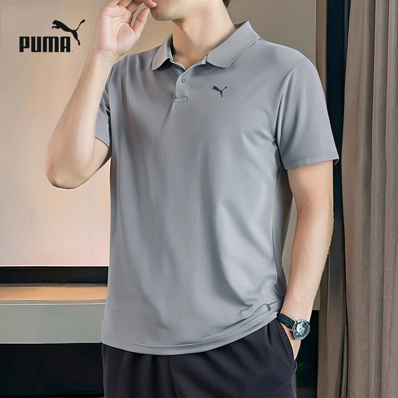 PUMA彪马短袖男2025时尚新款运动服休闲宽松POLO衫透气T恤 528699
