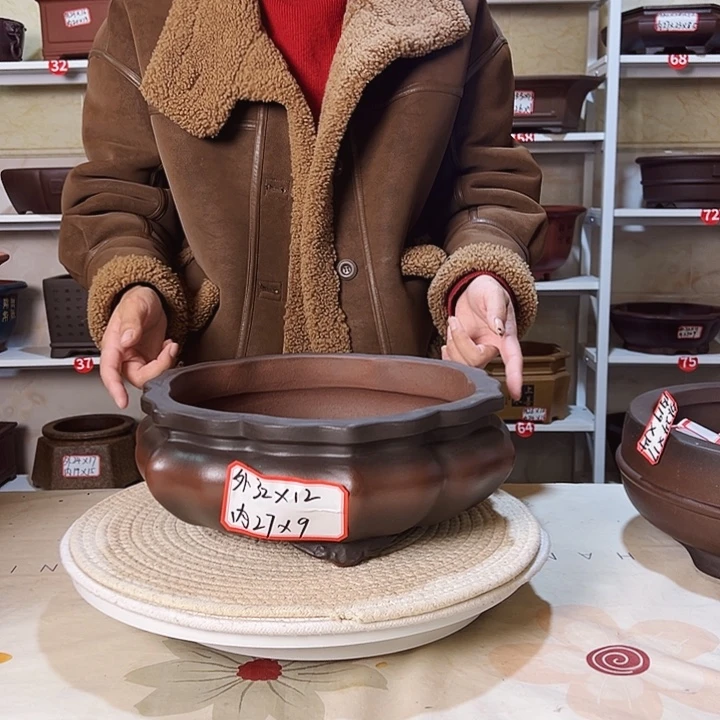 紫砂花盆紫砂花盆