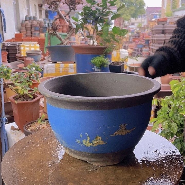 紫砂宜兴紫砂蓝山水30