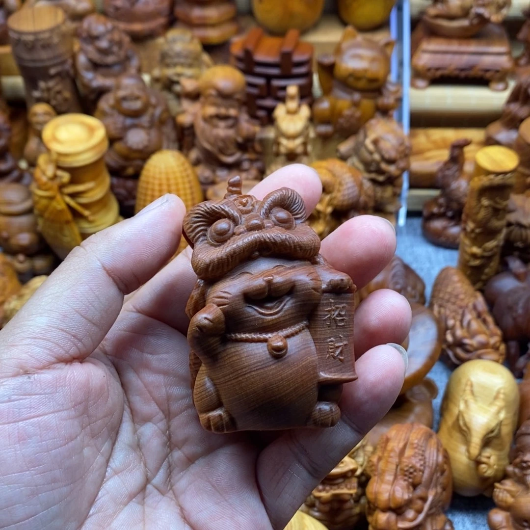 柏木（崖柏）贝***爸招财猫