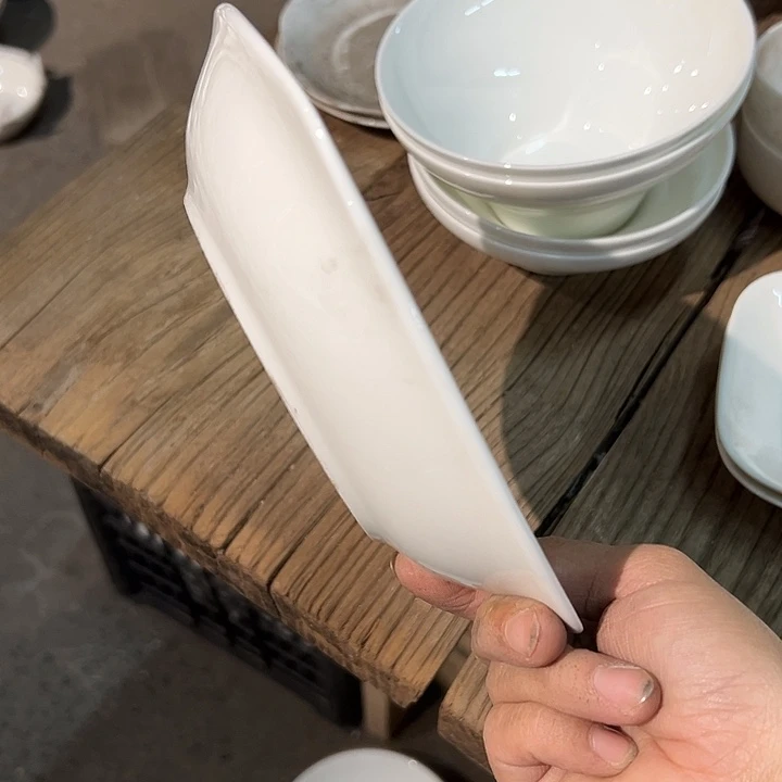 ****国营尾货骨瓷汤盘一个