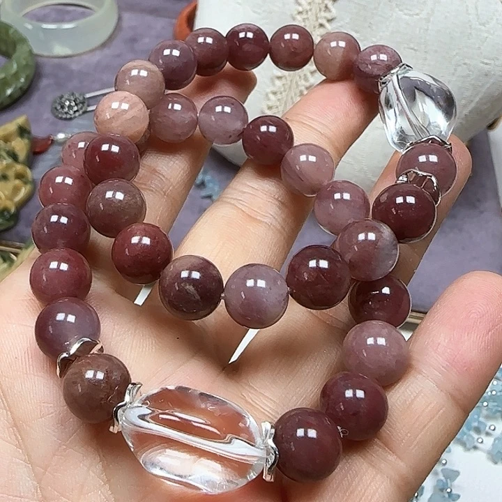 石英岩玉手链未镶嵌