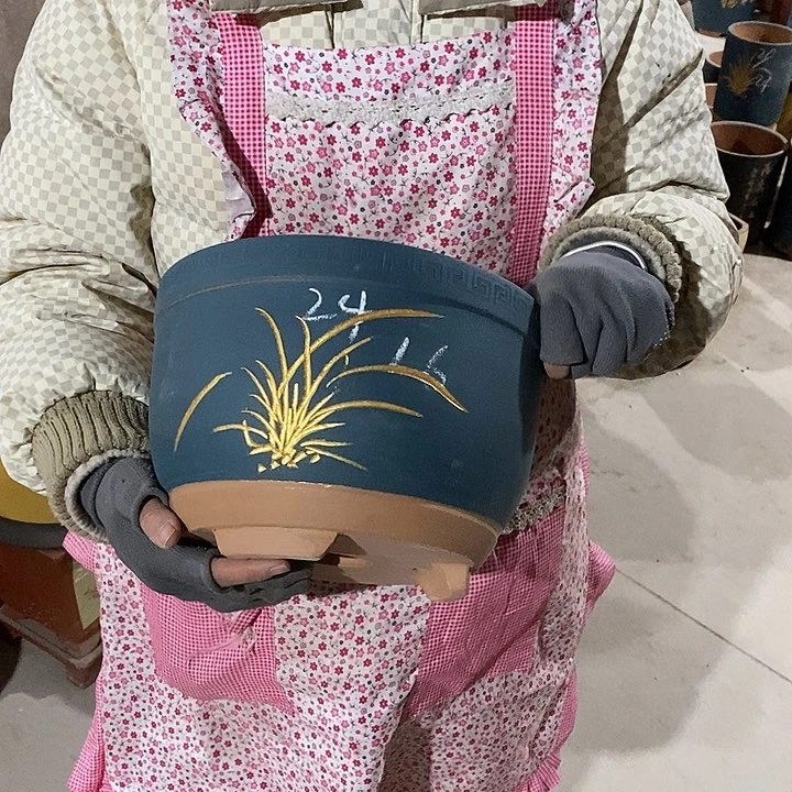 紫砂花盆紫砂花盆