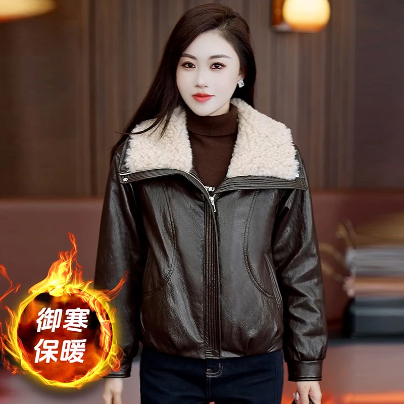 韩版修身连帽中长款棉服女2025冬季新款加厚保暖减龄百搭棉衣外套