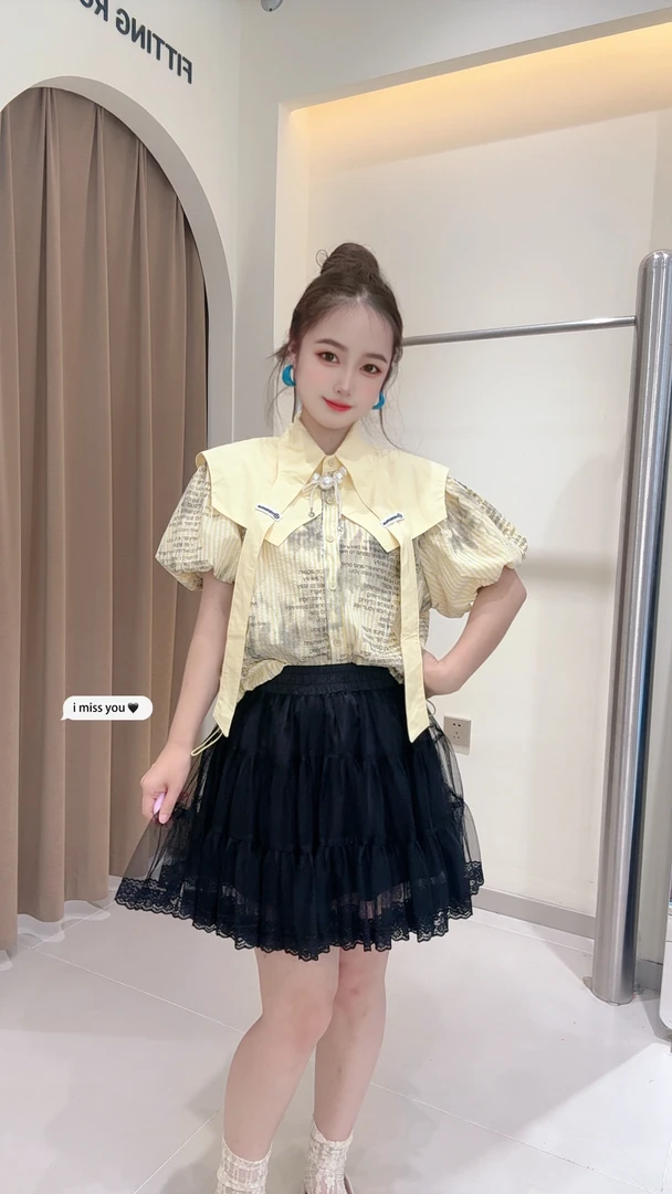 大观欧货新春季新款欧货芭依女装宽松时尚休闲百搭纯色设计衬衫范