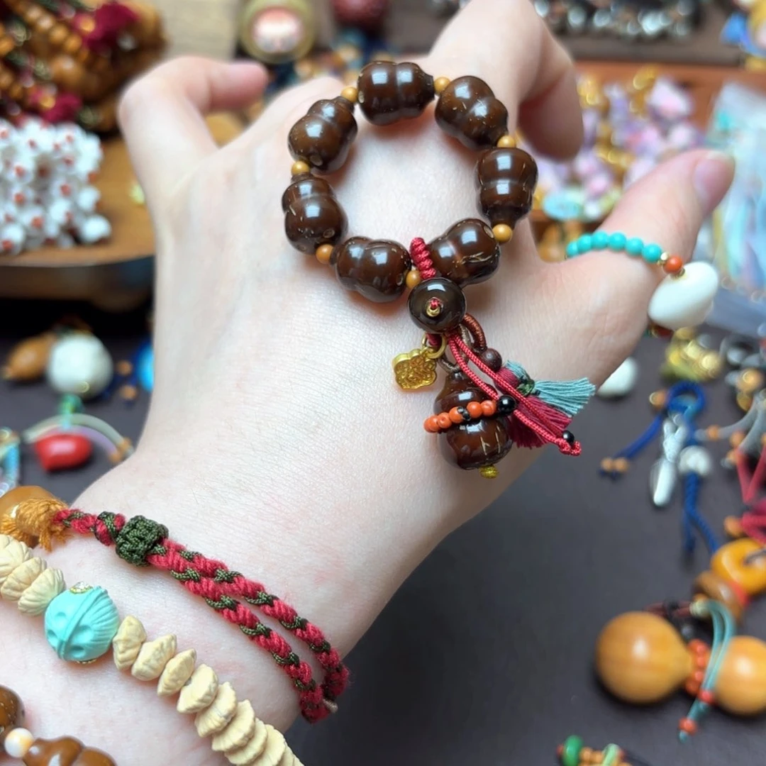 紫金鼠吊坠成品的手捻