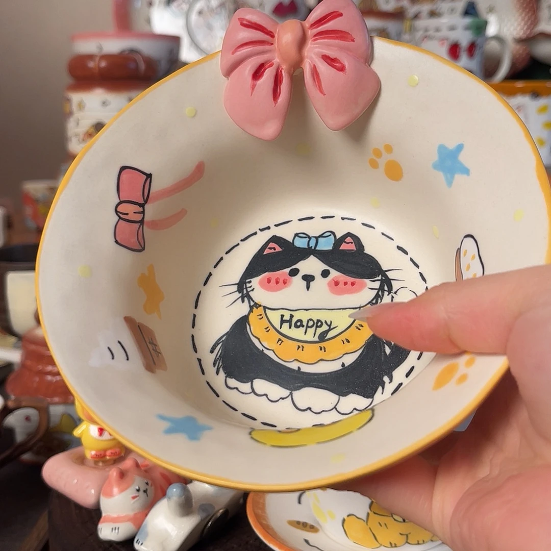 景德镇陶瓷可爱手绘杯