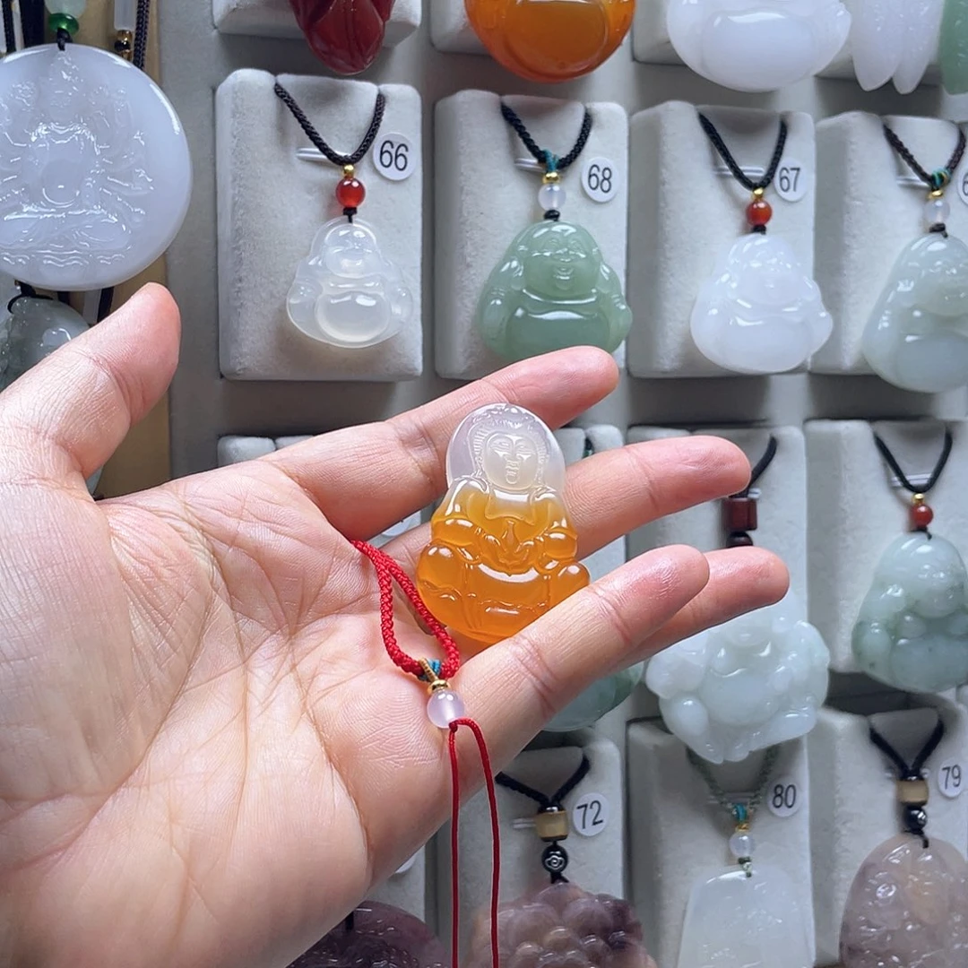 玛瑙/玉髓颈饰合金