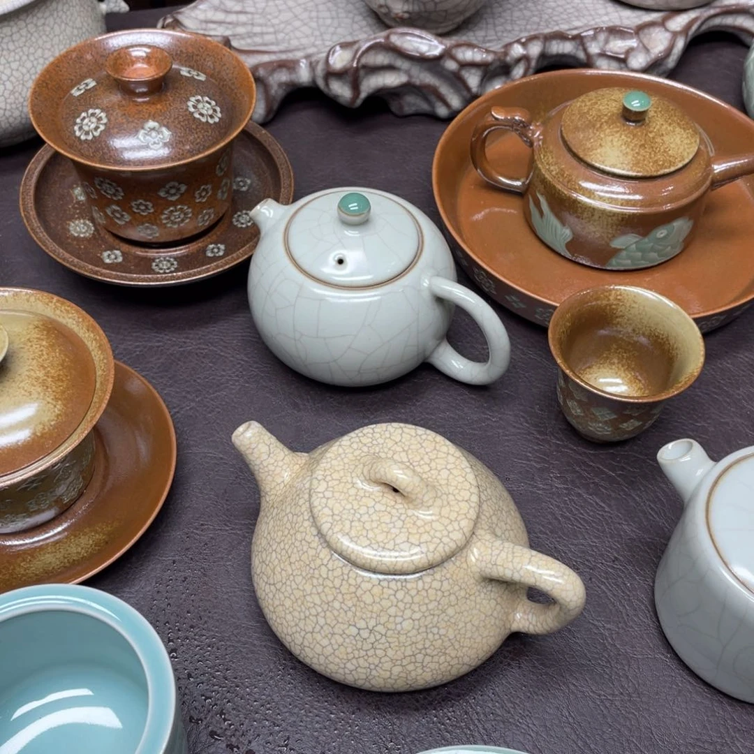 D*福利青瓷茶具杯子微瑕