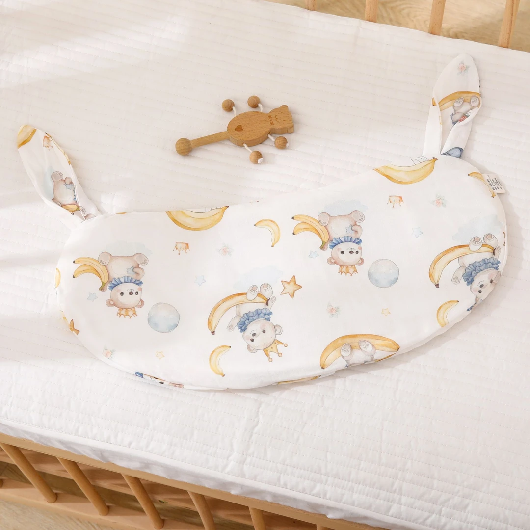 【麦菲熊大耳平枕】可拆平枕 新生儿婴童枕头